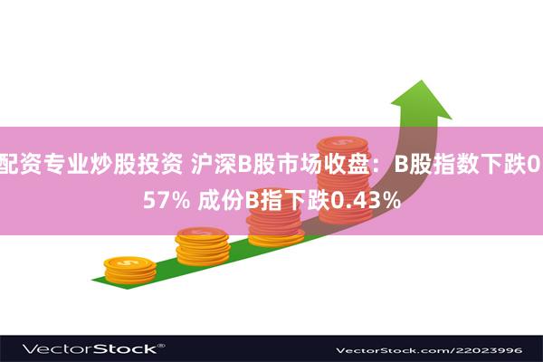 配资专业炒股投资 沪深B股市场收盘：B股指数下跌0.57% 成份B指下跌0.43%