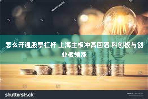 怎么开通股票杠杆 上海主板冲高回落 科创板与创业板领涨