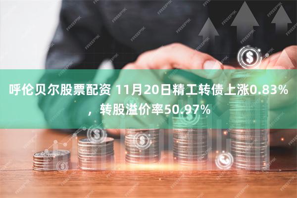 呼伦贝尔股票配资 11月20日精工转债上涨0.83%，转股溢价率50.97%